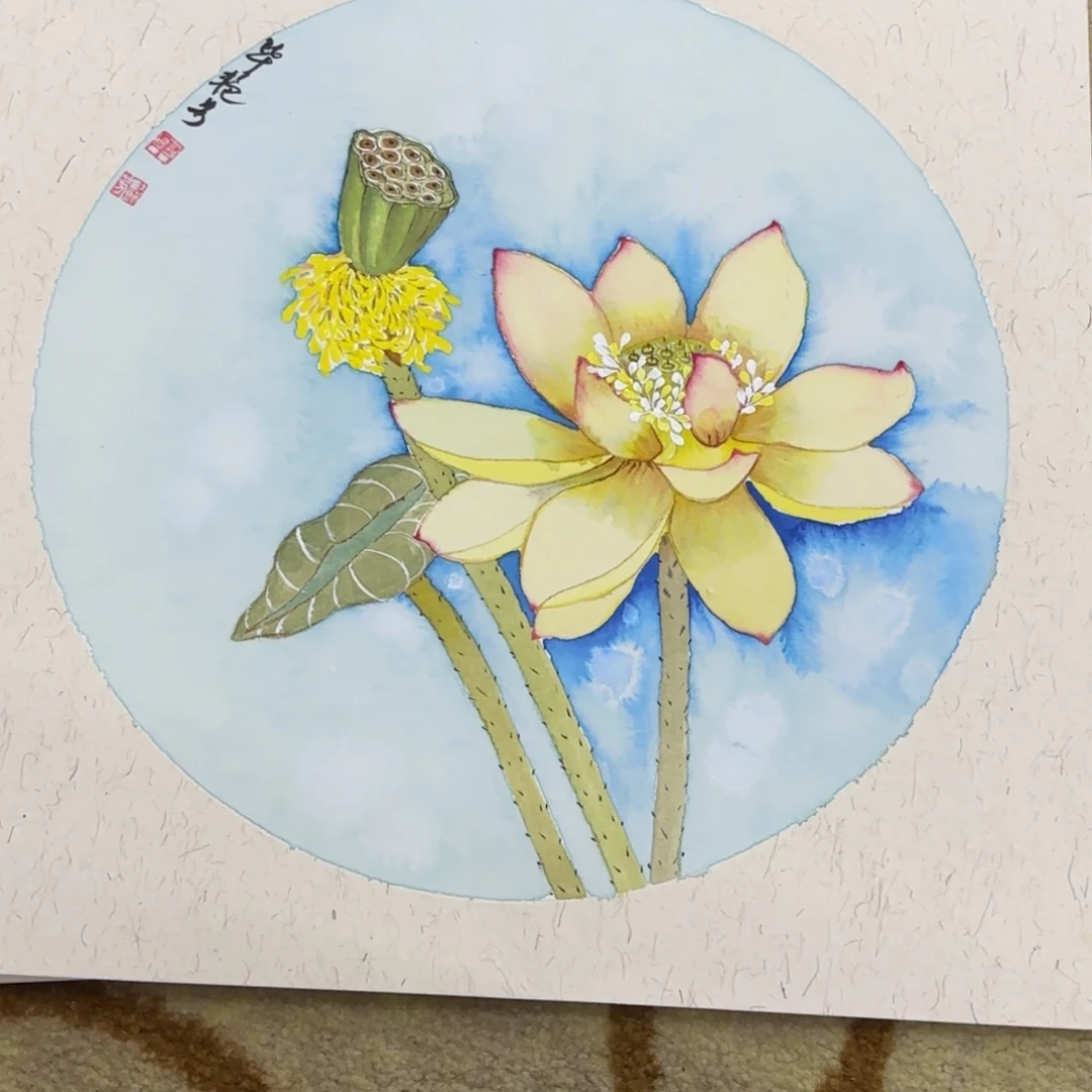 国画33-33卡纸作品艺