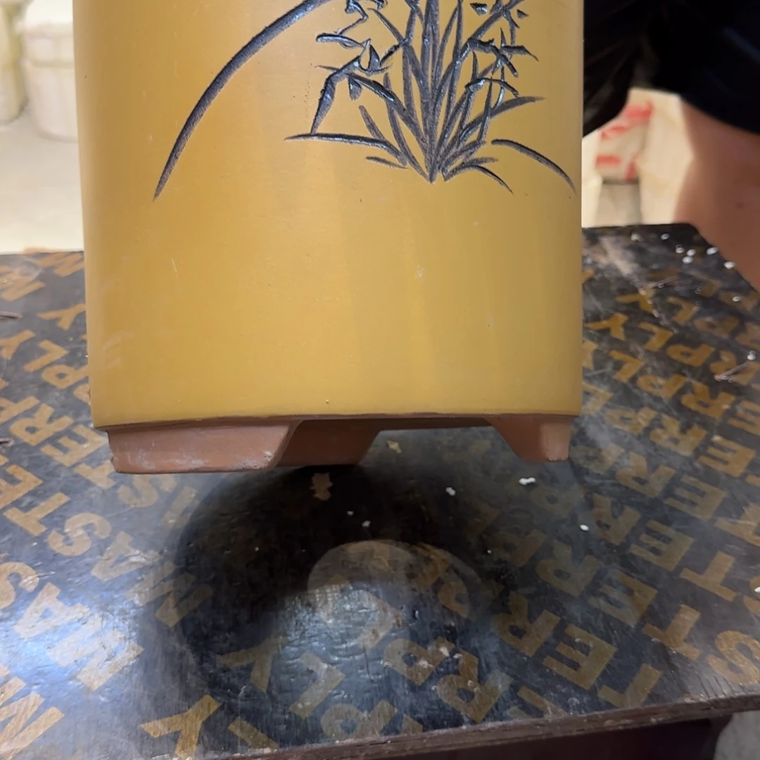 紫砂花盆口径17.22口径