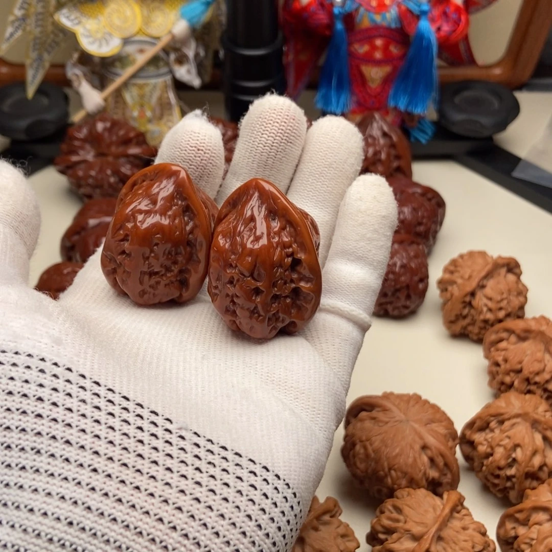 把件文玩核桃A**昆鸡心