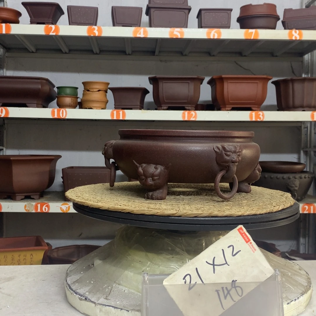 紫砂花盆精品紫砂花盆包邮