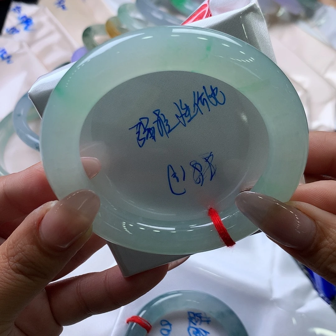 未镶嵌手镯翡翠58圆