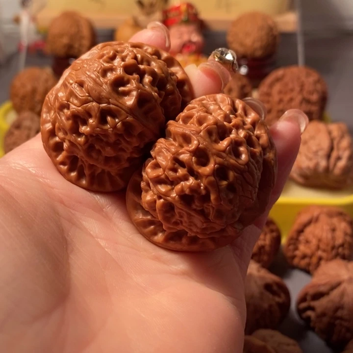 吊坠文玩核桃44宫灯