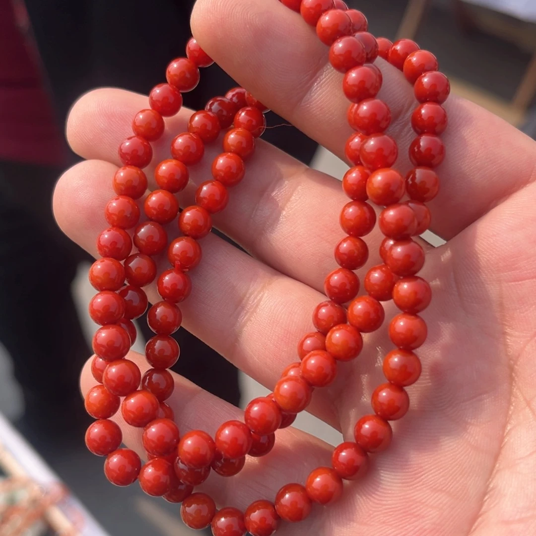 南红玛瑙颈饰未镶嵌