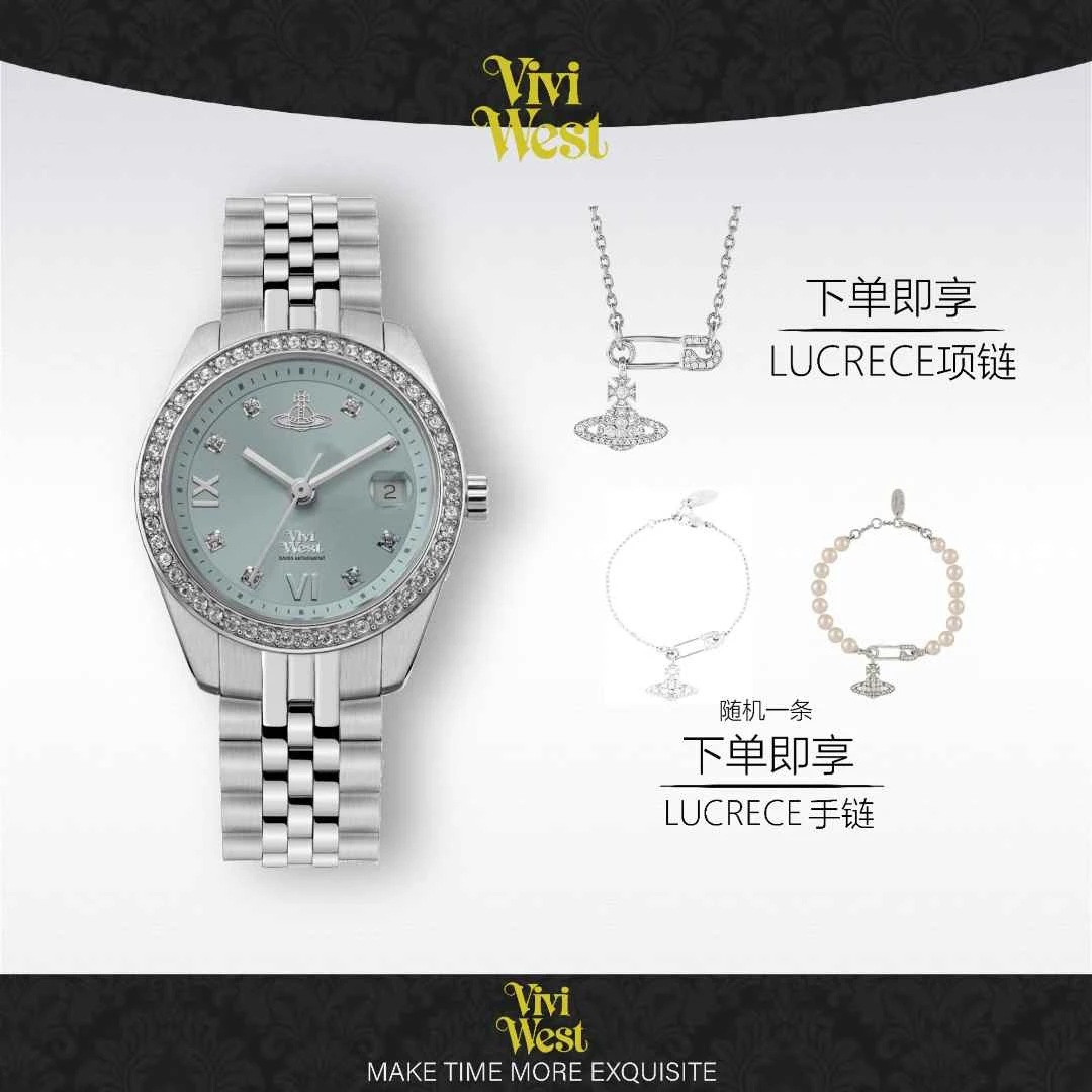 【东太后】冰蓝钻---女士轻奢高端时尚气质ins风百搭防水腕表