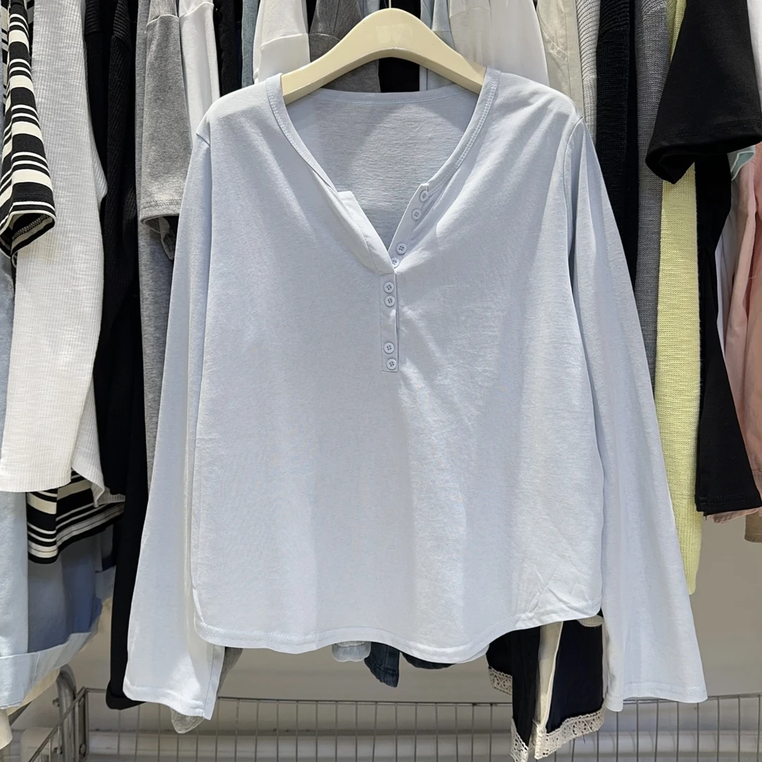 （沈阳五爱女装）2541显瘦百搭韩版上衣