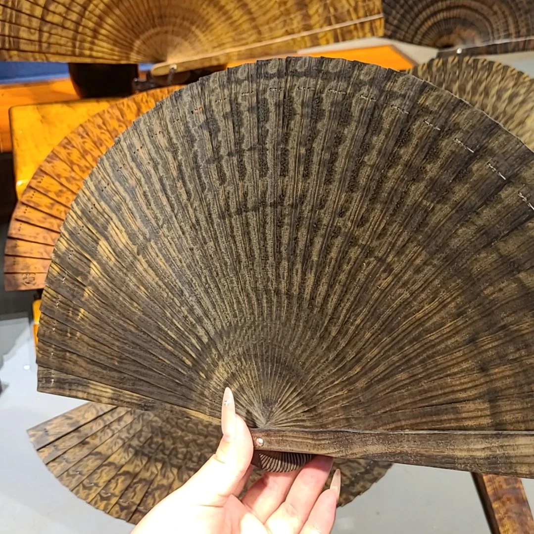 扇子21小叶桢楠金丝楠木苏扇阴沉