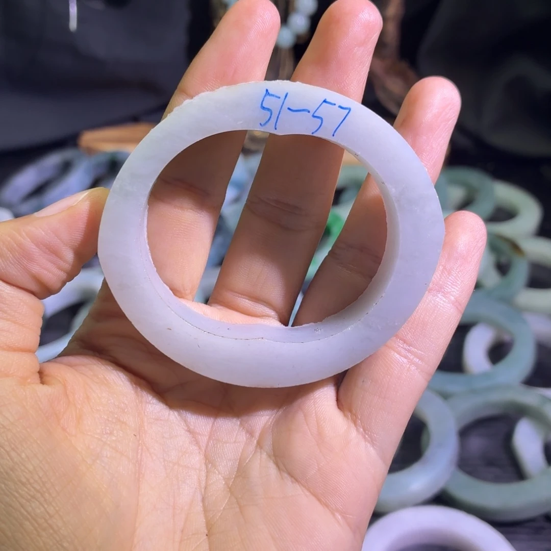 定制翡翠未镶嵌天然纹理随机，追求完美者慎拍