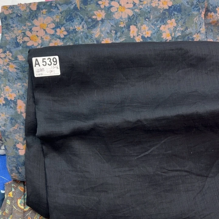 麻539黑色纯苎麻1.8米正