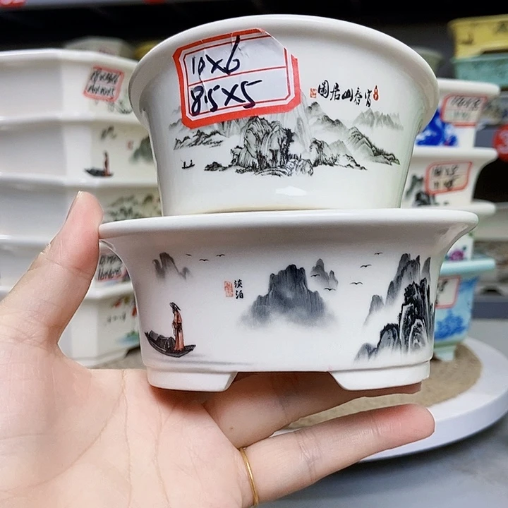 紫砂花瓶紫砂花盆