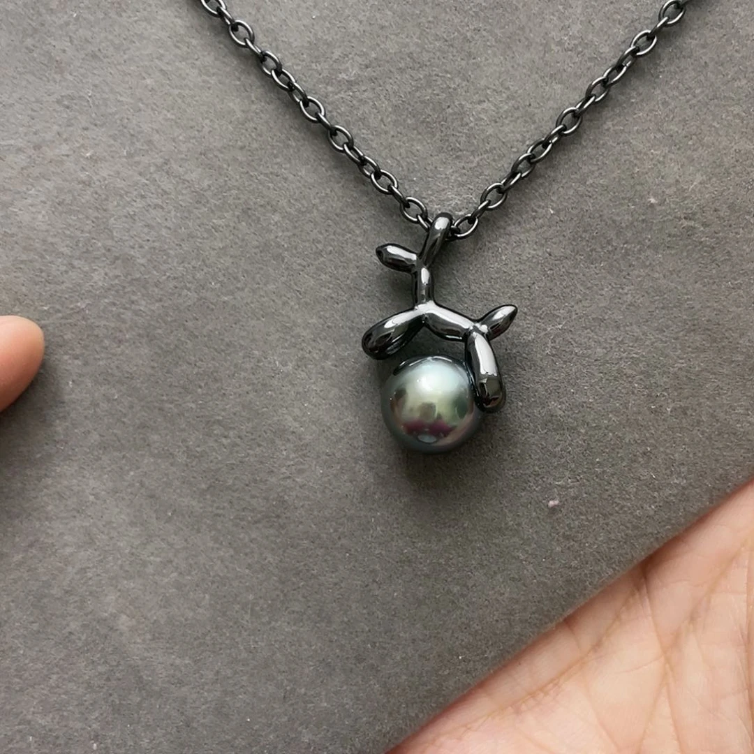 海水珍珠颈饰银S925镶嵌?*