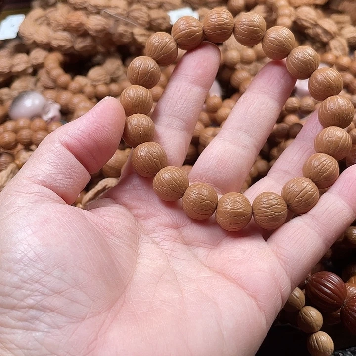 平***贵手串猴头核桃68颗1.3同尺盆