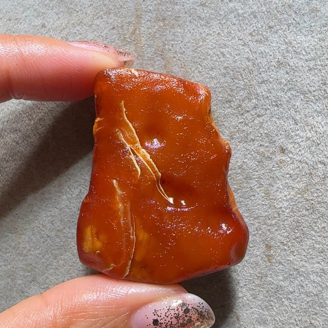 定制琥珀未镶嵌过*丙专拍