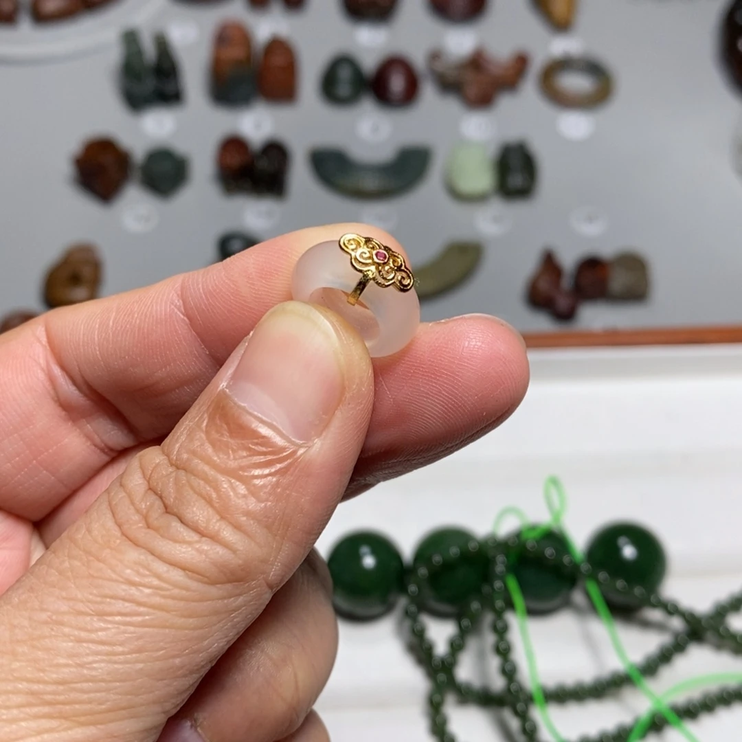 合金戒指玛瑙/玉髓