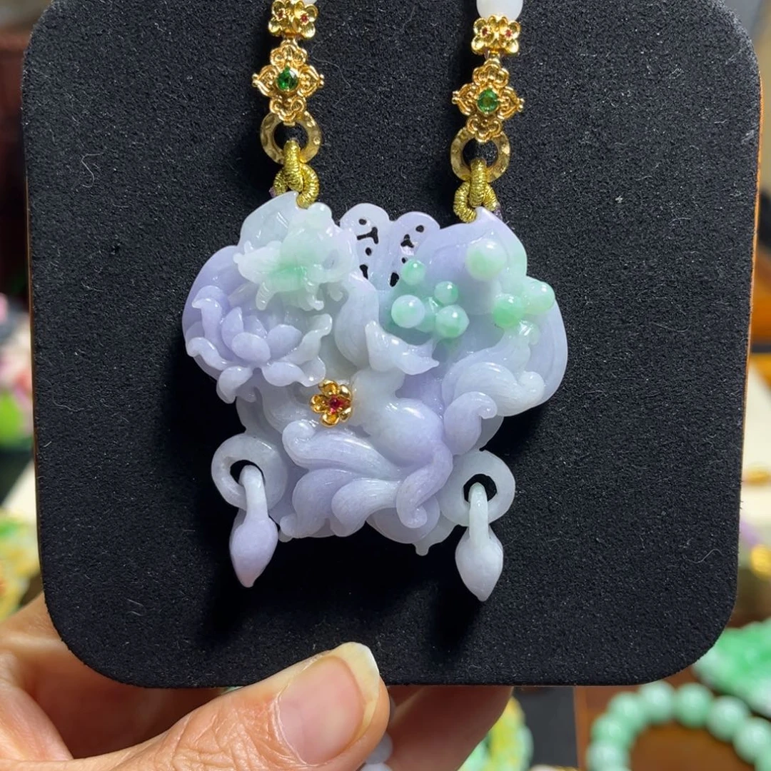 翡翠未镶嵌颈饰天然翡翠