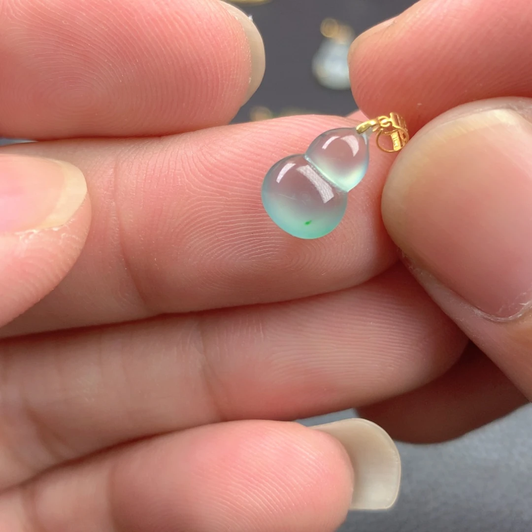 【闪购商品】翡翠18K金镶嵌颈饰翡翠