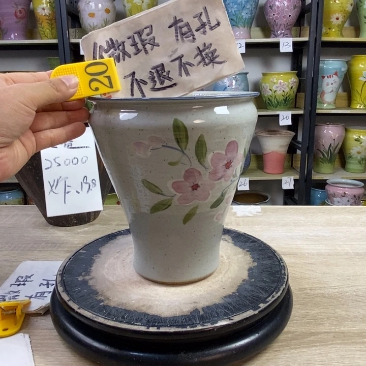 景德镇高温陶瓷花盆