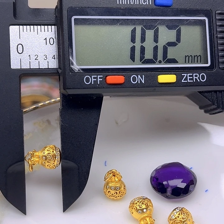 银S925镶嵌颈饰紫晶紫晶925镶嵌136