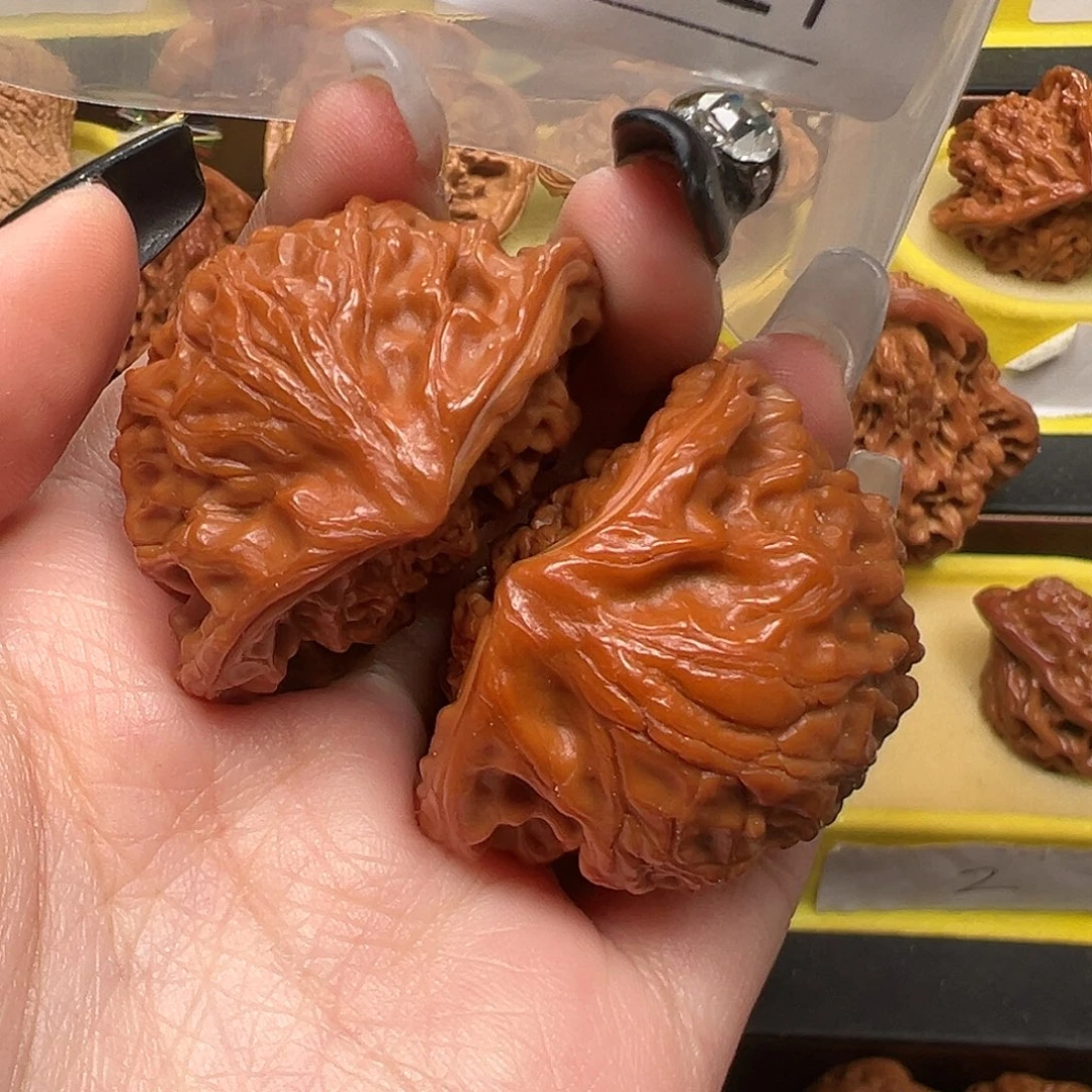 知***2文玩核桃手把件蛇头