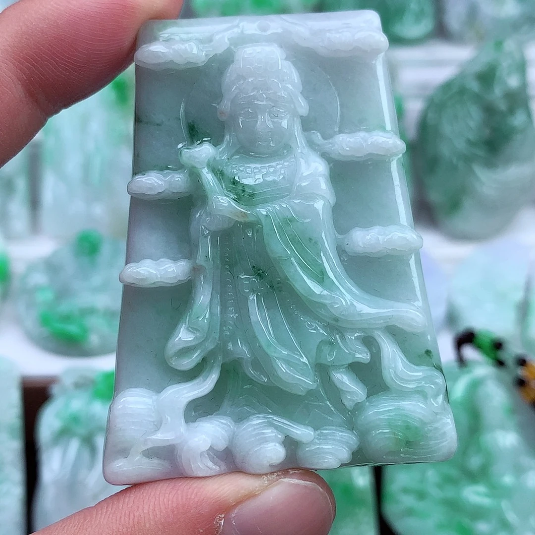 翡翠未镶嵌颈饰翡翠吊坠