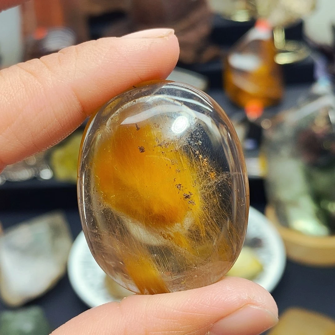 水晶颈饰未镶嵌兔毛发晶