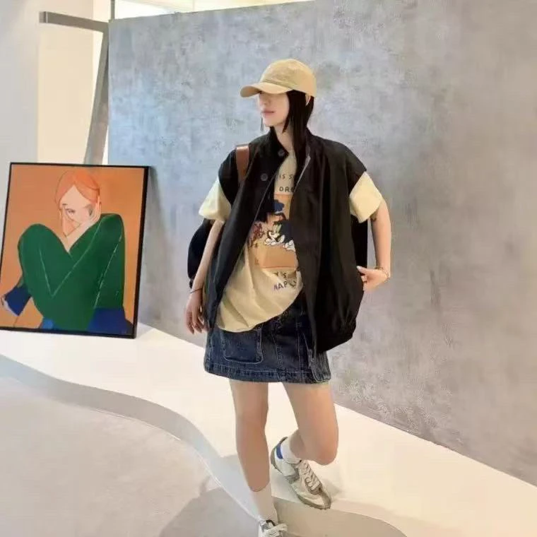 【欧洲站】两面穿工装马甲