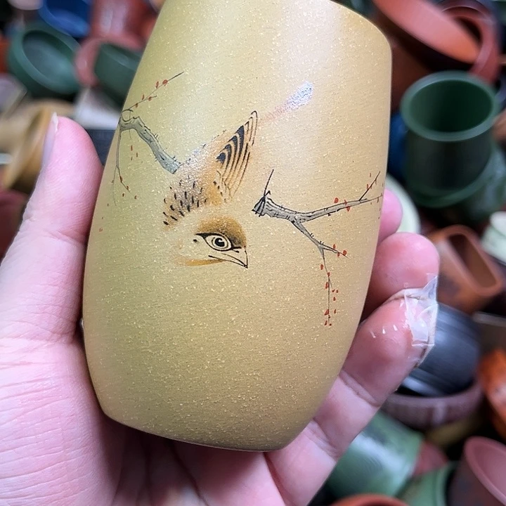 紫砂茶杯全手工紫砂主人杯