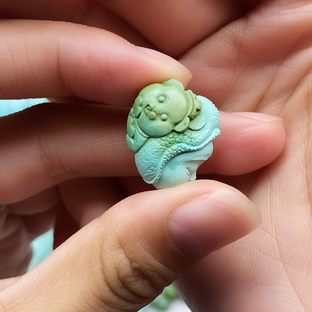 紫***空未镶嵌绿松石配饰