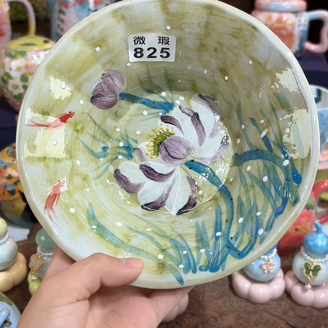 景德镇手绘高温釉下彩陶瓷茶具