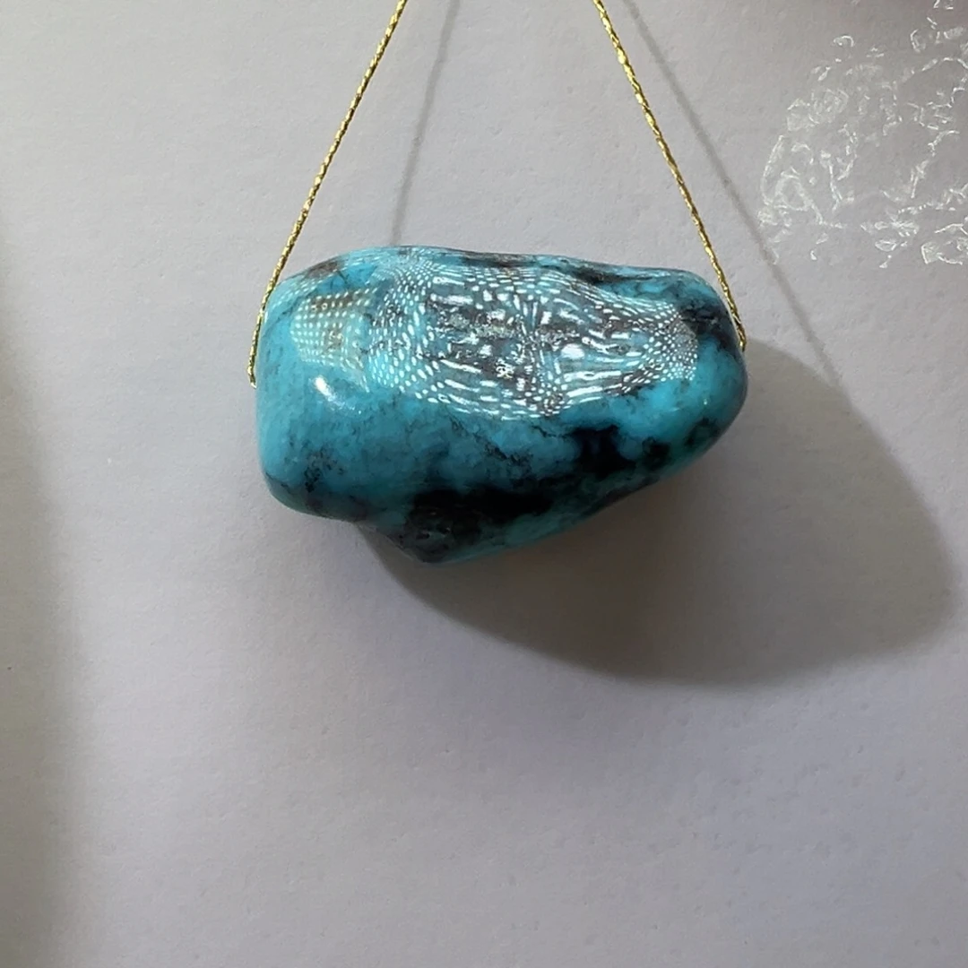 绿松石未镶嵌挂件