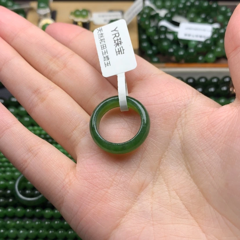 【闪购商品】未镶嵌戒圈和田玉（碧玉）i****o