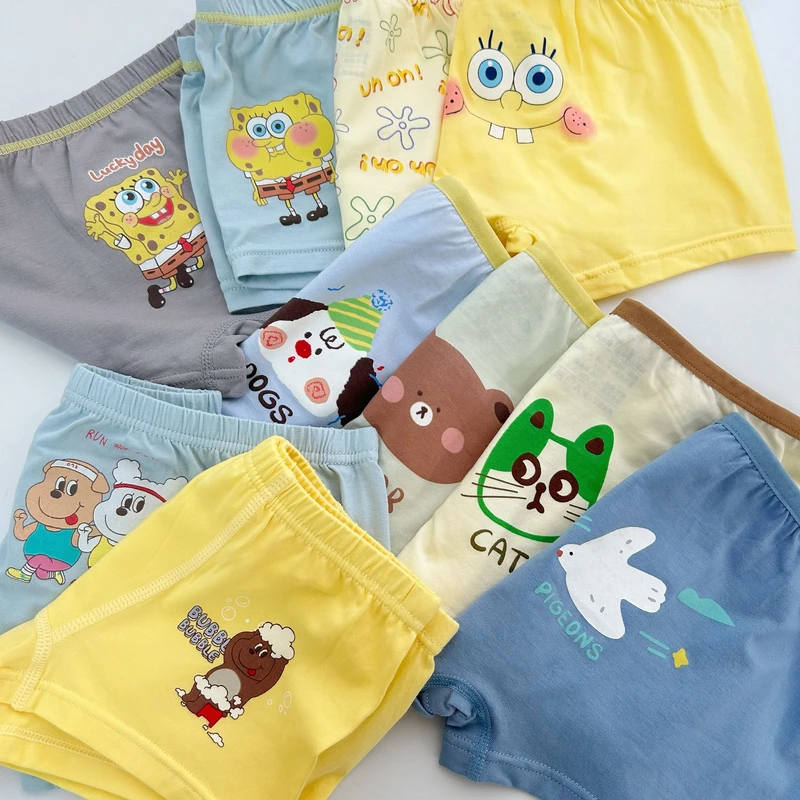 【商超撤柜】5A抗菌！儿童男宝A类四季款平角内裤 3034