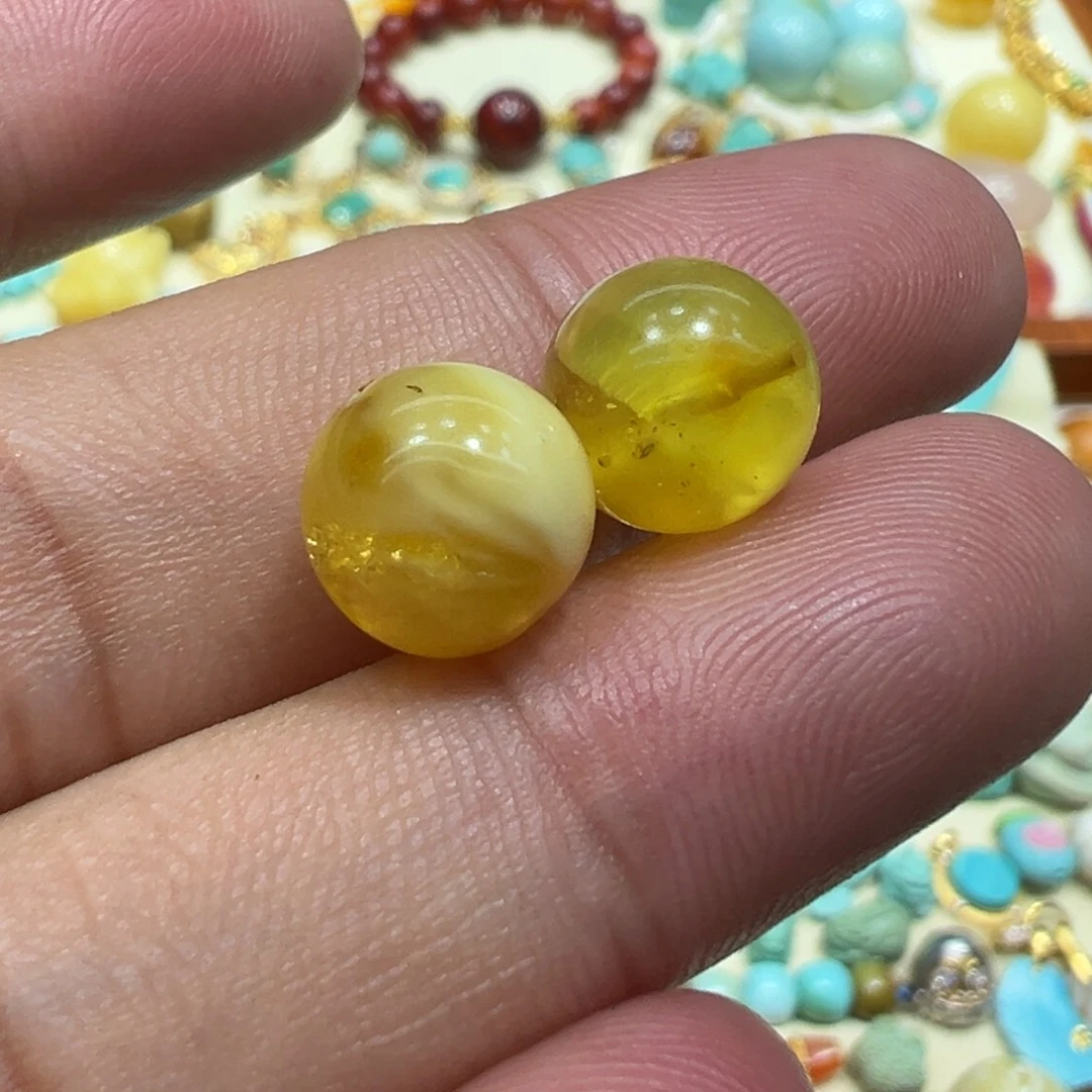 琥珀颈饰未镶嵌尺寸9.7