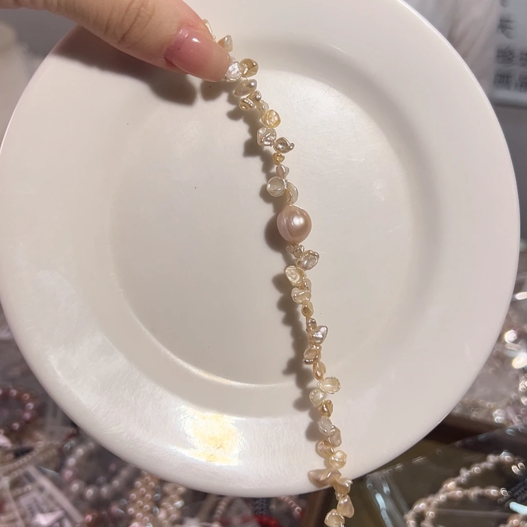 合金设计款珠宝首饰天然淡水淡水珍珠