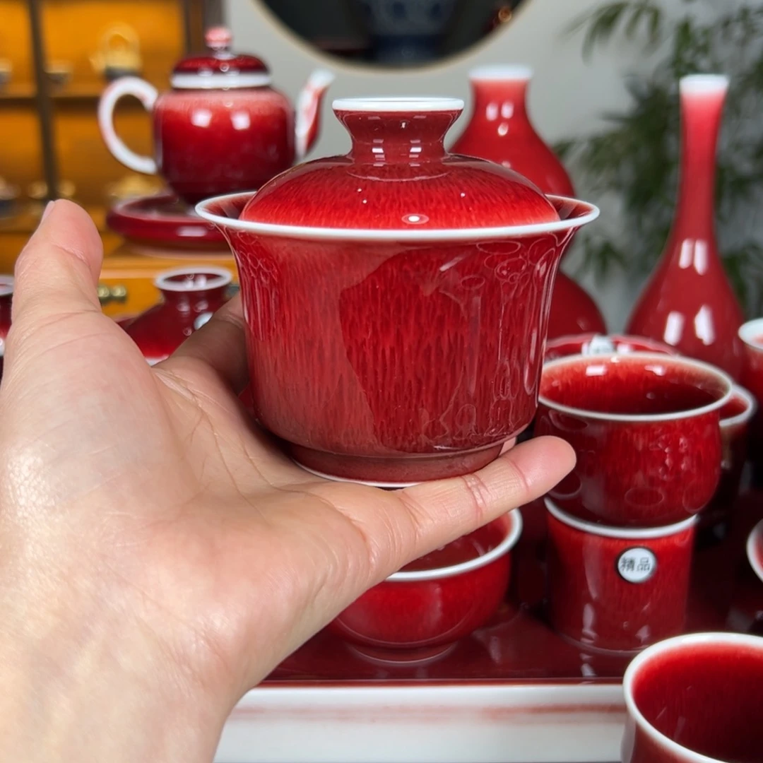 杯子景德镇原矿釉水杯