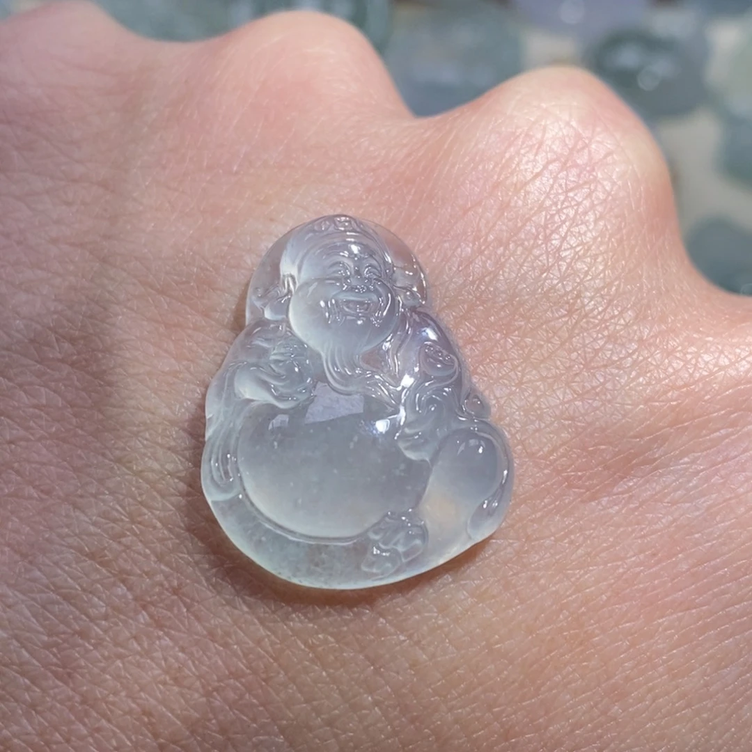 翡翠颈饰未镶嵌天然缅甸翡翠a货