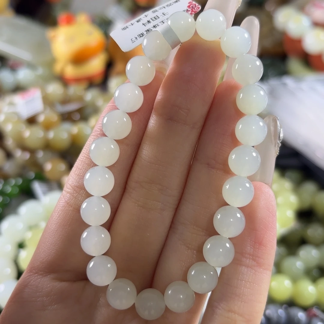 和田玉未镶嵌手链22