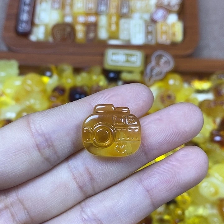 吊坠橄榄核照相机23