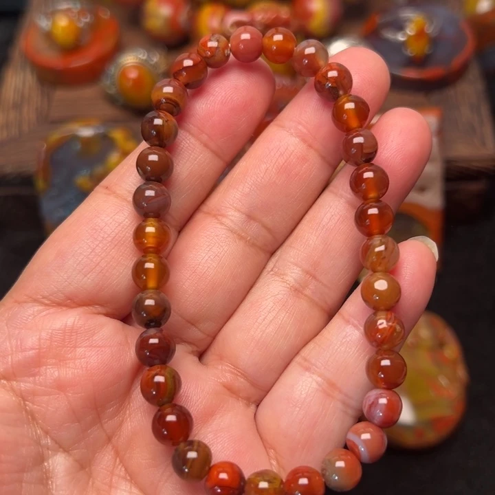 玛瑙/玉髓未镶嵌手链