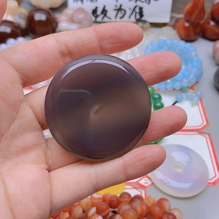 【闪购商品】未镶嵌玛瑙/玉髓珠宝半成品L****n