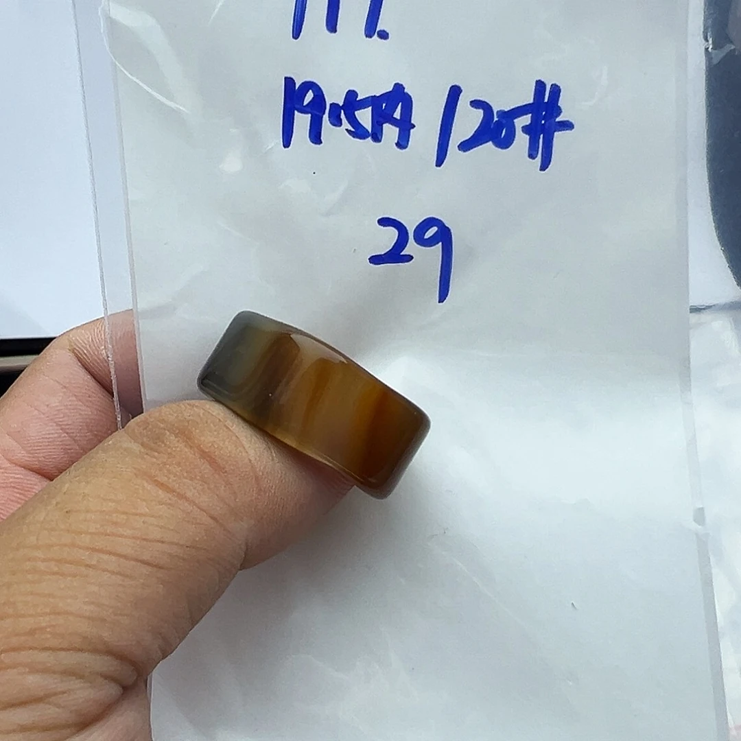 玛瑙/玉髓戒圈未镶嵌