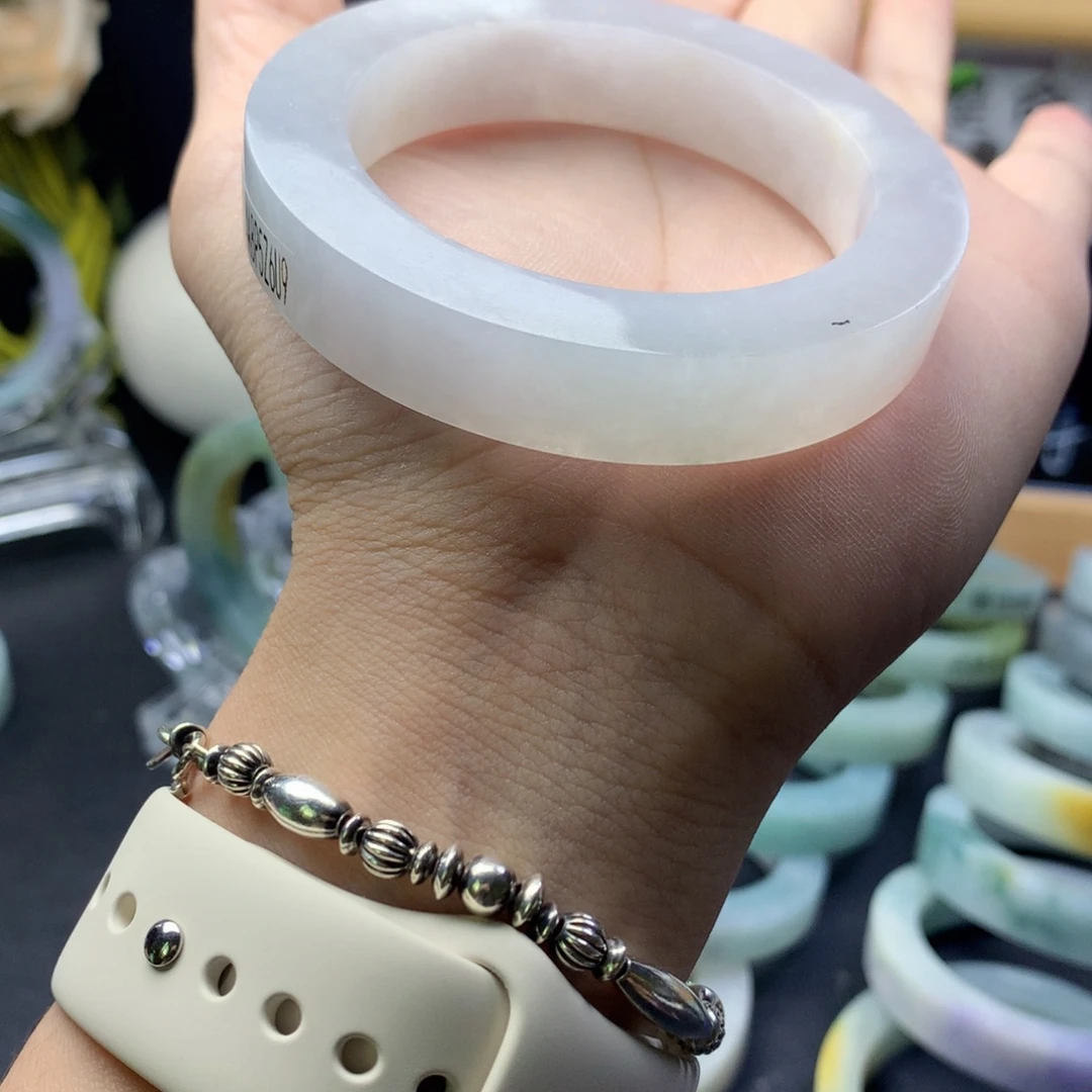 心***～定制翡翠未镶嵌翡翠手镯54