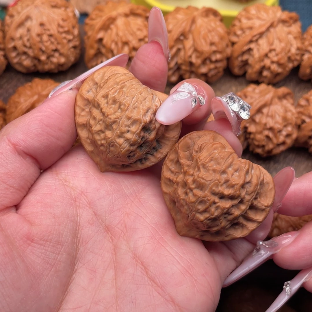 把件文玩核桃全品桃心崔凯公子帽38