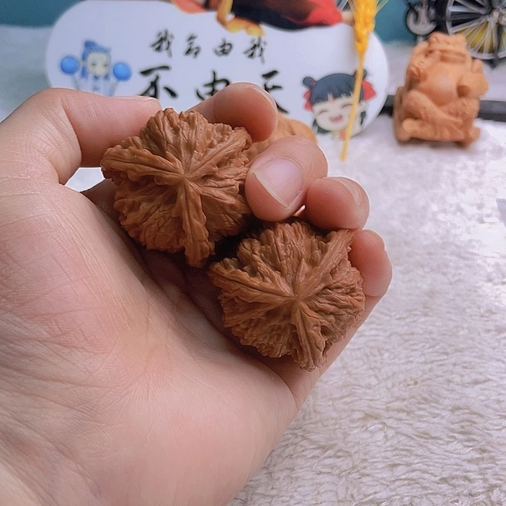 把件文玩核桃老*三棱