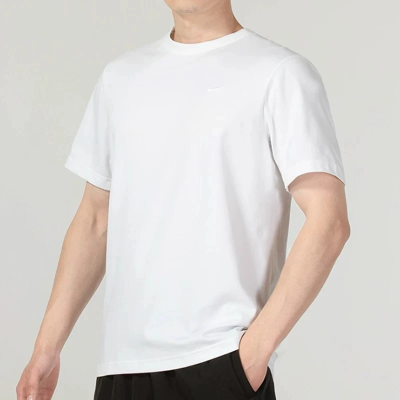耐克 春夏新款男子刺绣logo跑步运动休闲圆领短袖T恤DV9832100