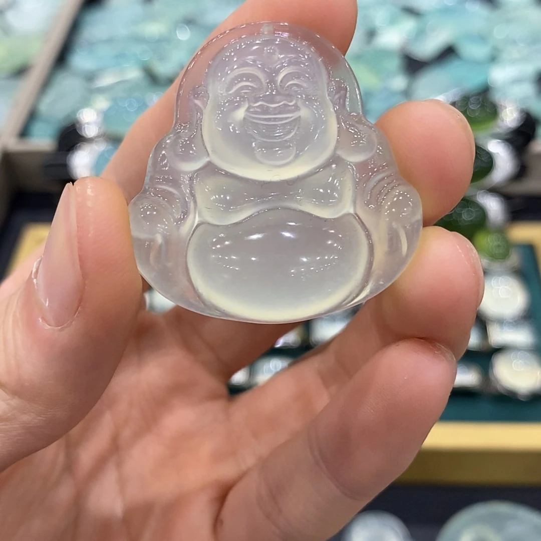 【闪购商品】蛇纹石玉未镶嵌吊坠