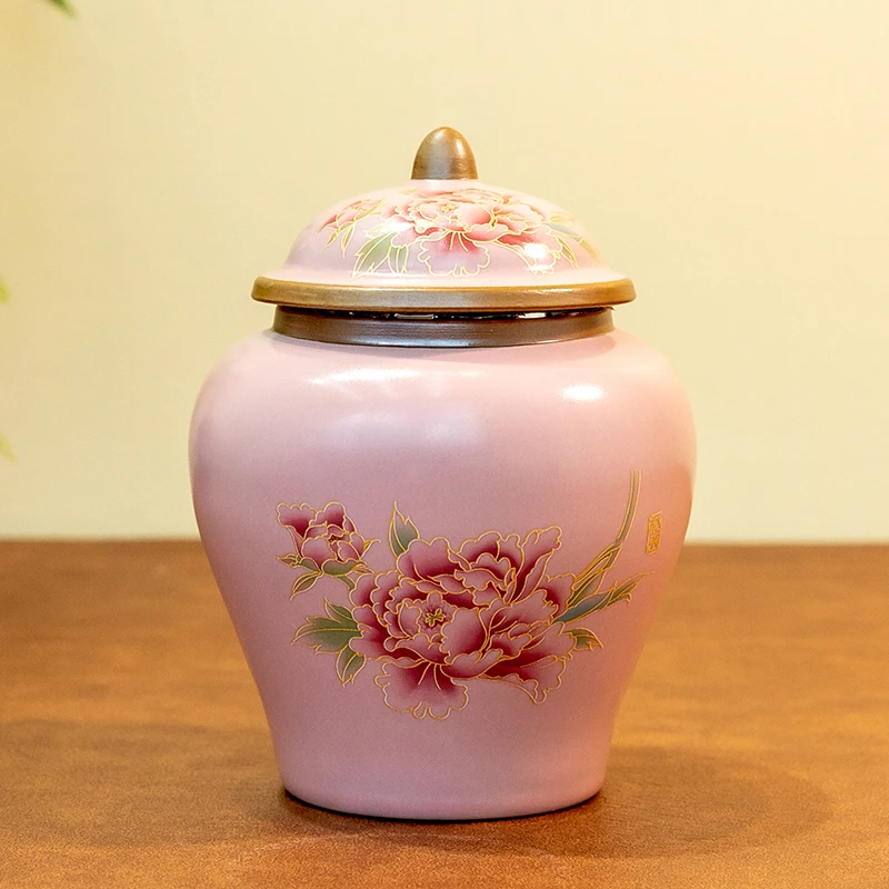 茶叶罐花王粉汝开片