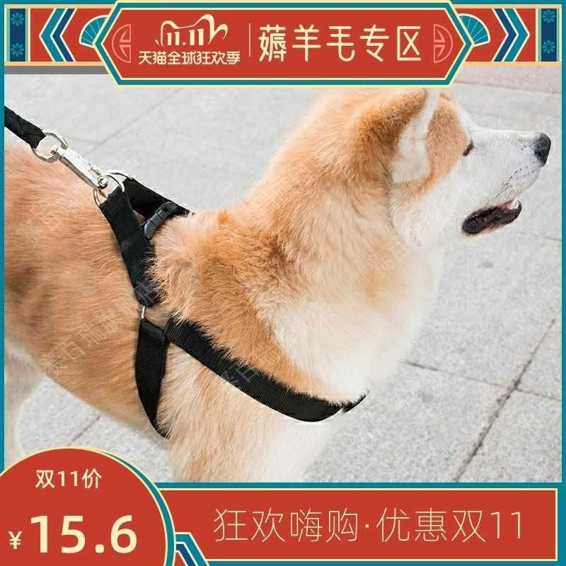 牧羊犬 中华田园犬狗链子狗狗牵引绳项圈遛狗绳子宠物用品