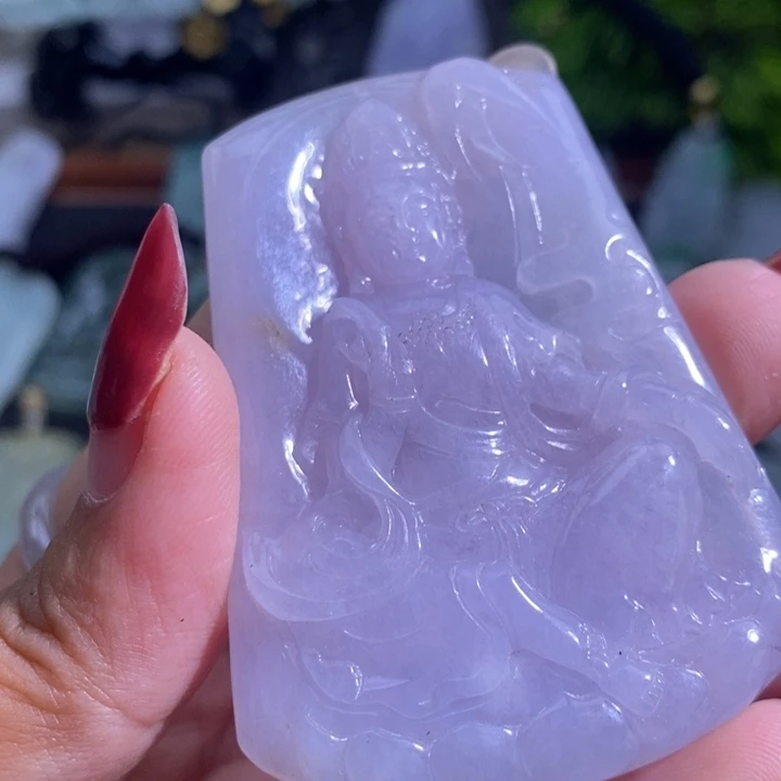 【闪购商品】翡翠挂件未镶嵌观音