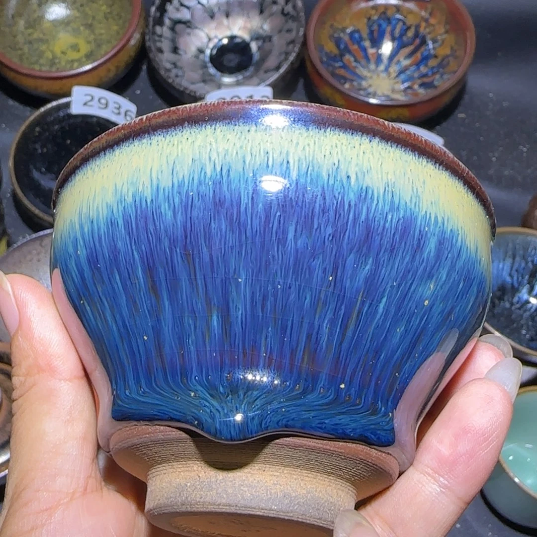 茶盏福建盏茶器玉兰