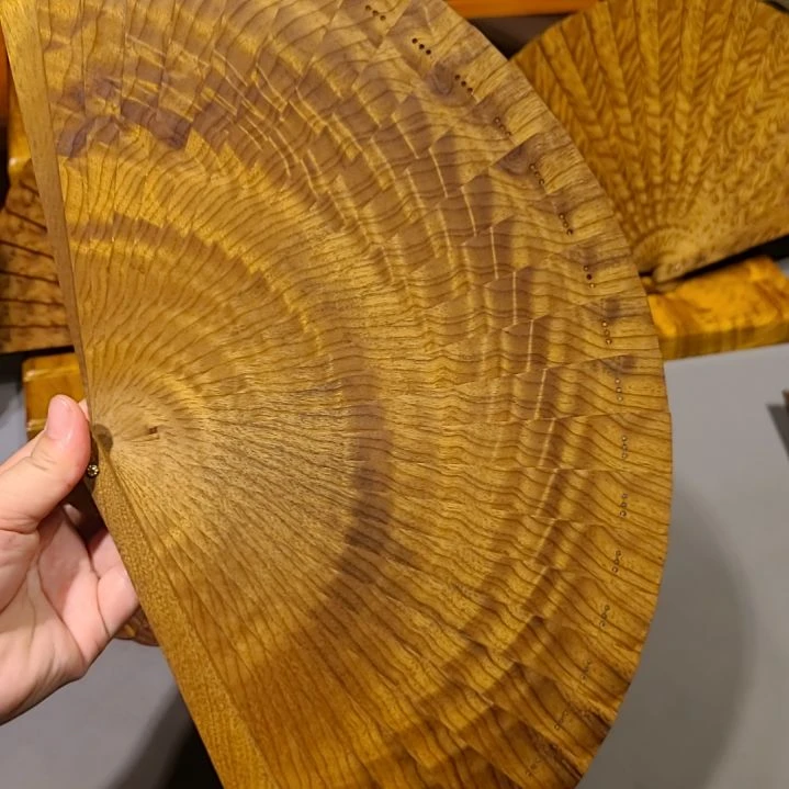 扇子21小叶桢楠金丝楠木苏扇
